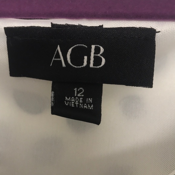 AGB Black and white dress size 12 *NWT - Picture 5 of 6